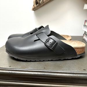 Birkenstock Black Leather Clogs - Women’s Size 39